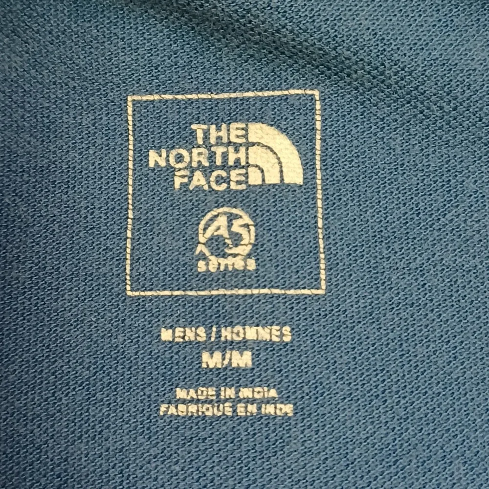 The North Face Polo‎ Shirt Mens M Blue A5 Series Short Sleeve Cotton Pique AYED